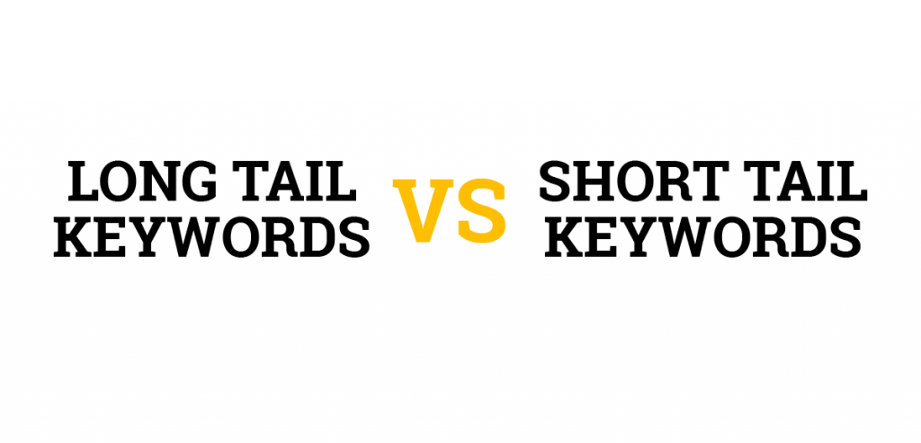 Difference between long tail and short tail keywords summary